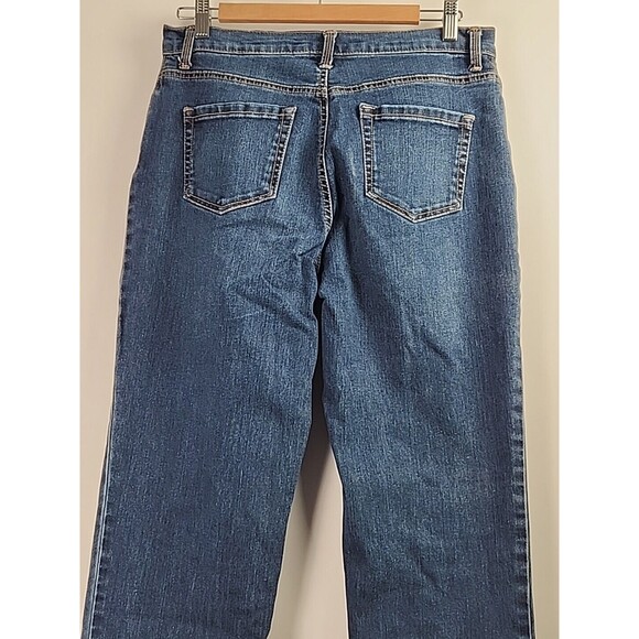 Gloria Vanderbilt Jeans Women's 10 Amanda Blue Denim Straight Leg - Picture 8 of 11